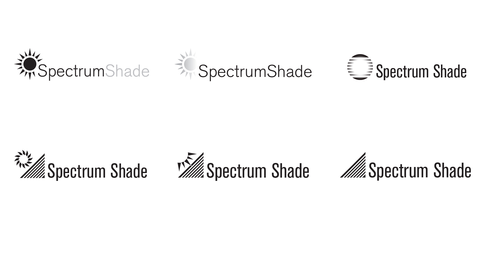 Spectrum Shade Logo Design