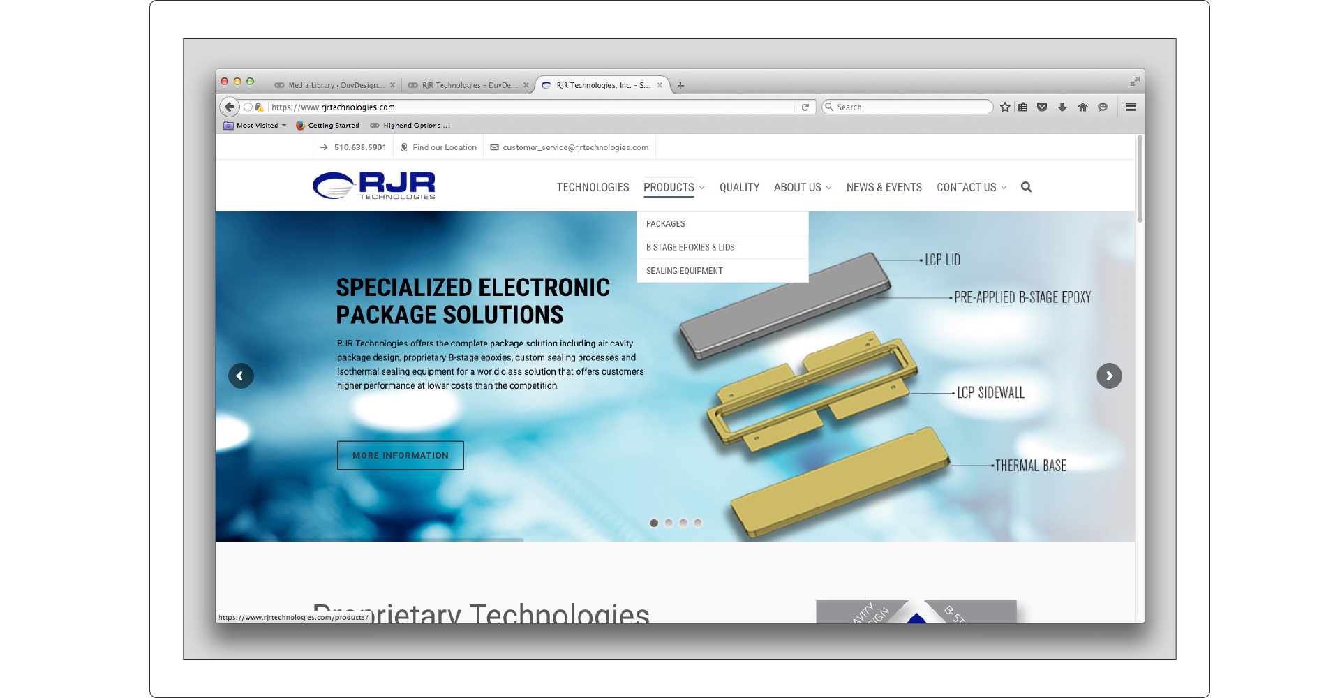 RJR Technologies Re-Branding Project