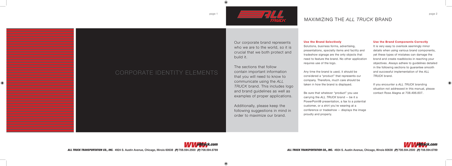 All Truck USA Corporate Identity Standards Manual