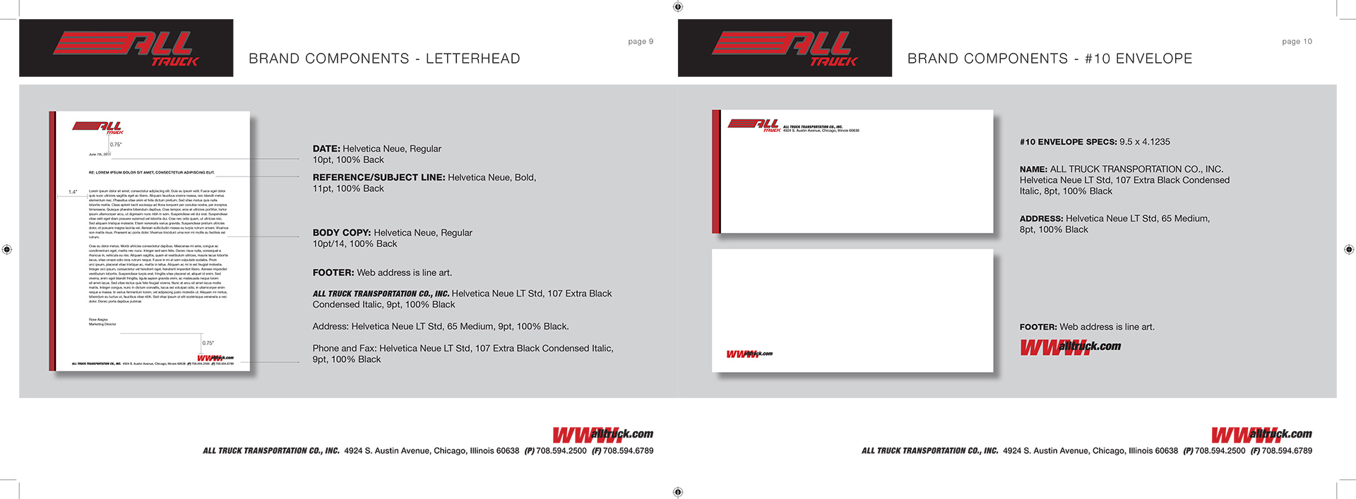 All Truck USA Corporate Identity Standards Manual