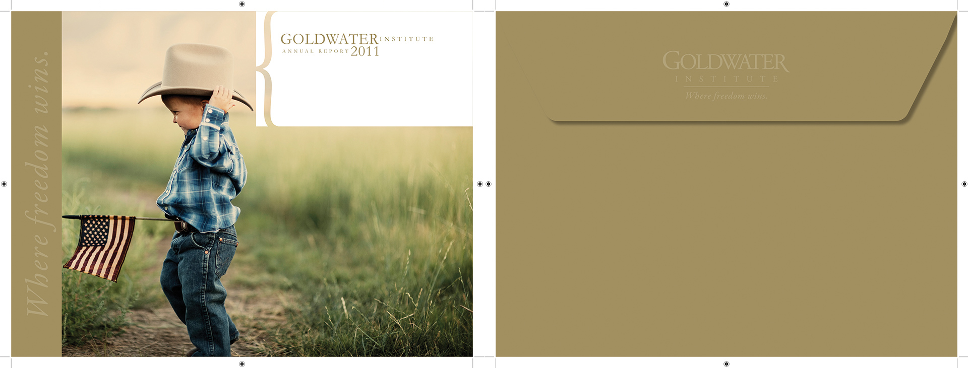 Goldwater Institute Annual Report Custom Envelope Design