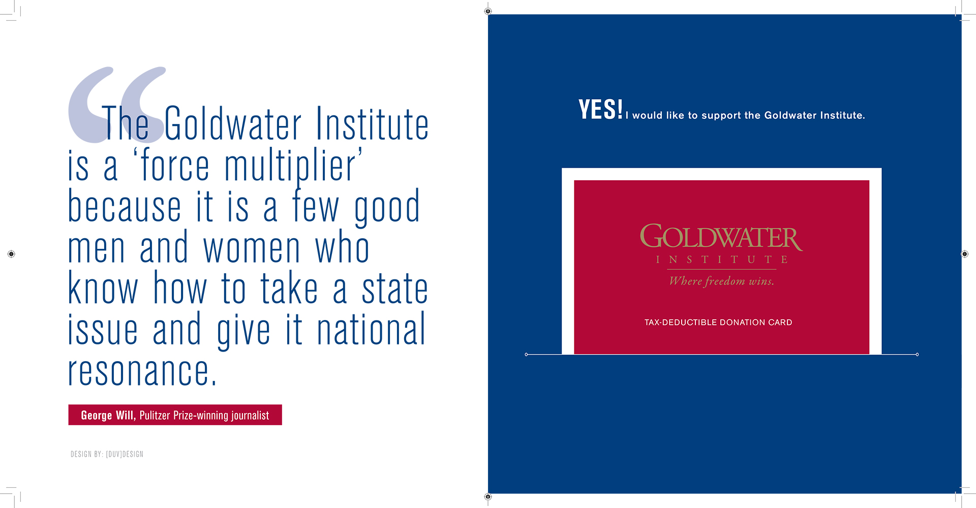 Goldwater Institute Annual Report Design