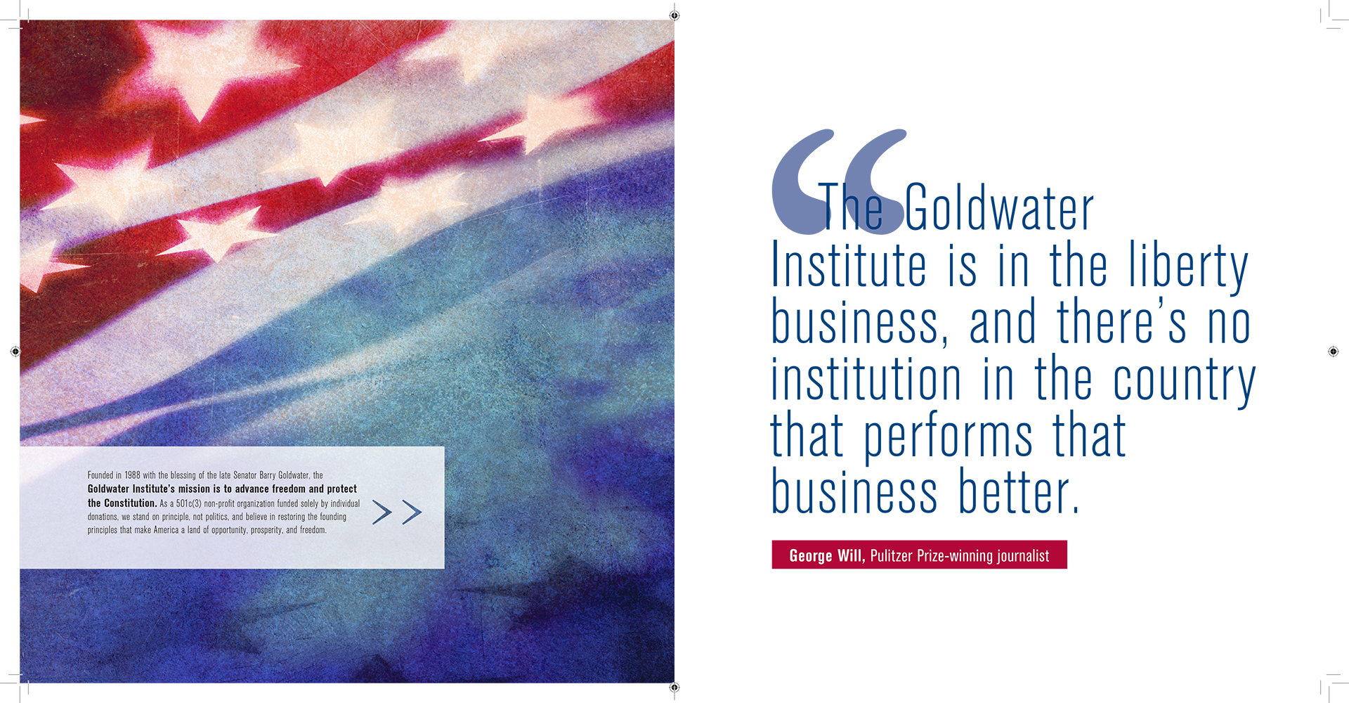 Goldwater Institute Annual Report Design
